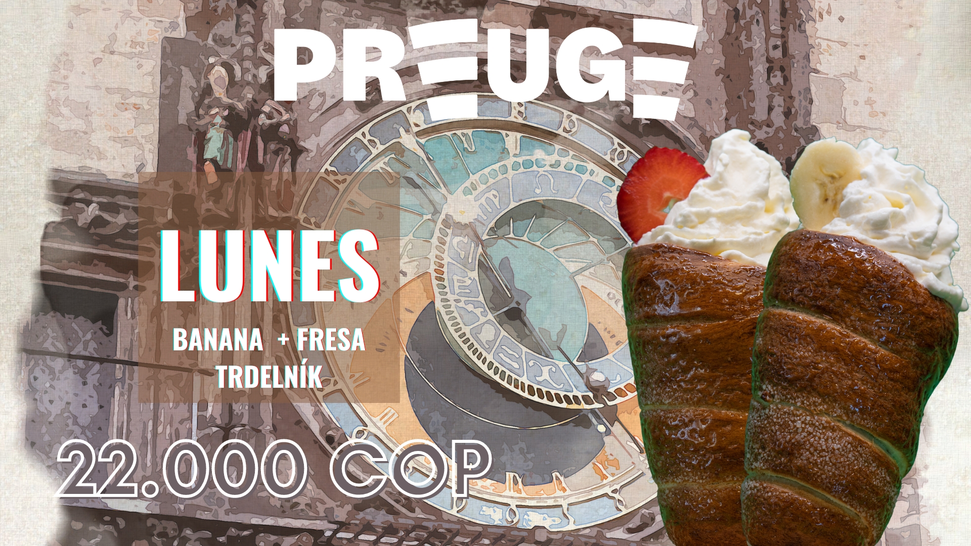 Discuenta trdelnik Lunes