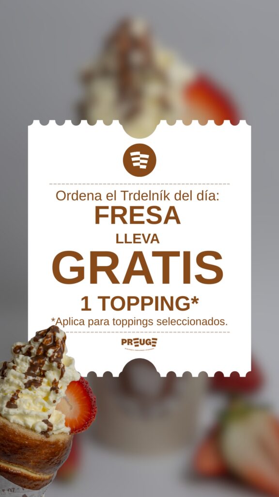 Oferta del día - Fresa! – Oferta Preuge Pastelería Eslovaca, Bucaramanga