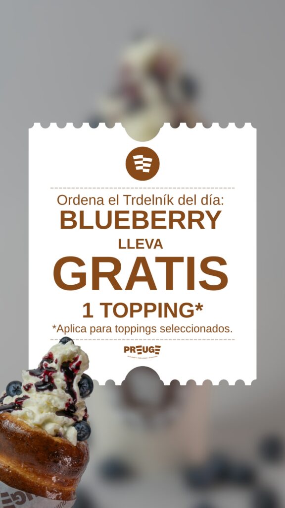 Oferta del día - Blueberry! – Oferta Preuge Pastelería Eslovaca, Bucaramanga