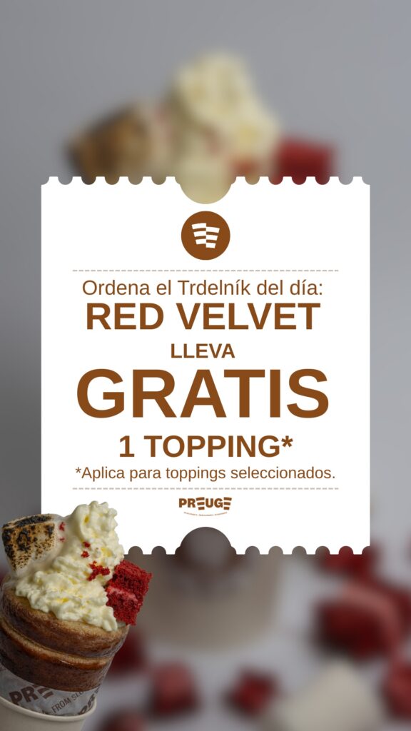 Oferta del día - Red Velvet! – Oferta Preuge Pastelería Eslovaca, Bucaramanga